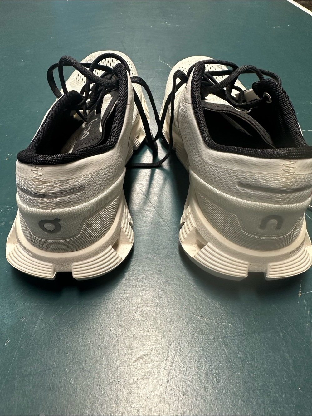 On Running White and Black Women's Cloud-Style Sneakers - Picture 7 of 7